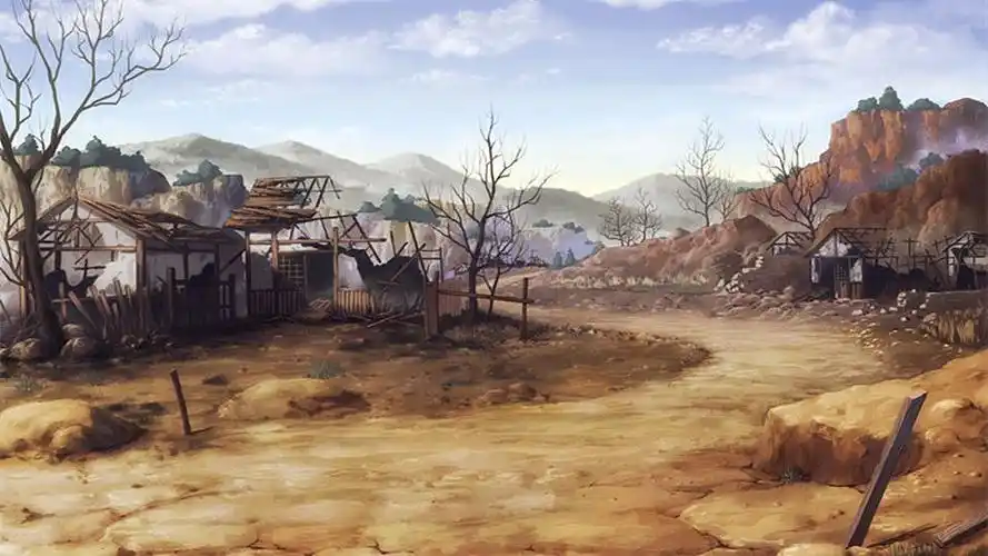 【场景 - 原画】村庄农田①