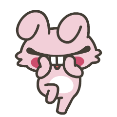 浓眉爆爆兔微信表情第一弹