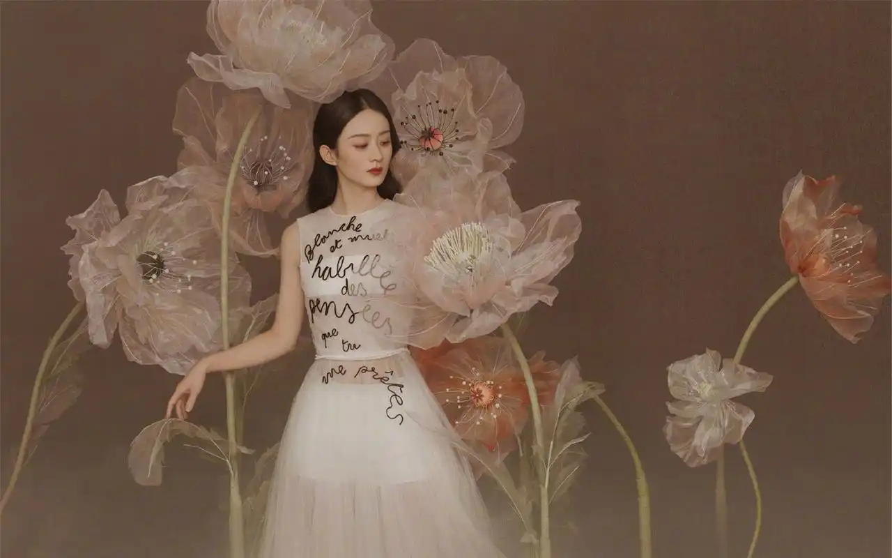 赵丽颖花间仙意写真大片图片桌面壁纸