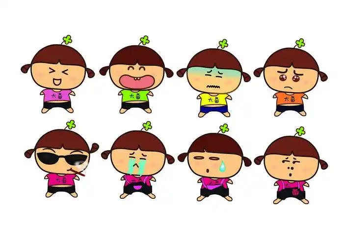 大备同学 卡通形象设计