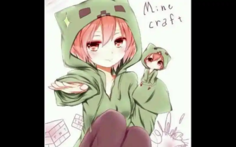 苦力怕娘化 《我的世界》