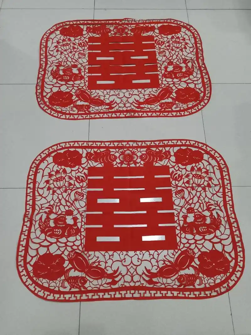 非遗 #传统文化 #手艺人 #民俗文化 #原创作品 囍字, - 抖音