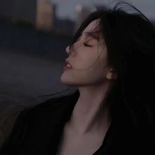 酷酷的伤感女头像图片 伤感头像女生黑暗系