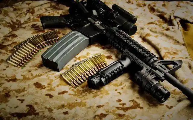 精美的美军主战武器装备:m4卡宾枪_突击步枪