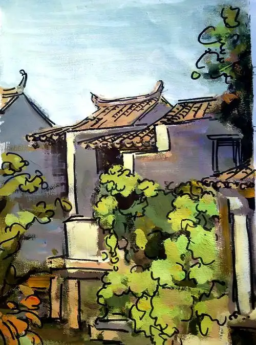 【绘画】惠山古镇一日行(新人球罩)