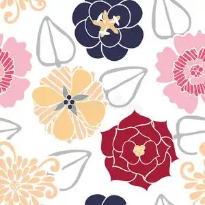 彩色花卉图案图片