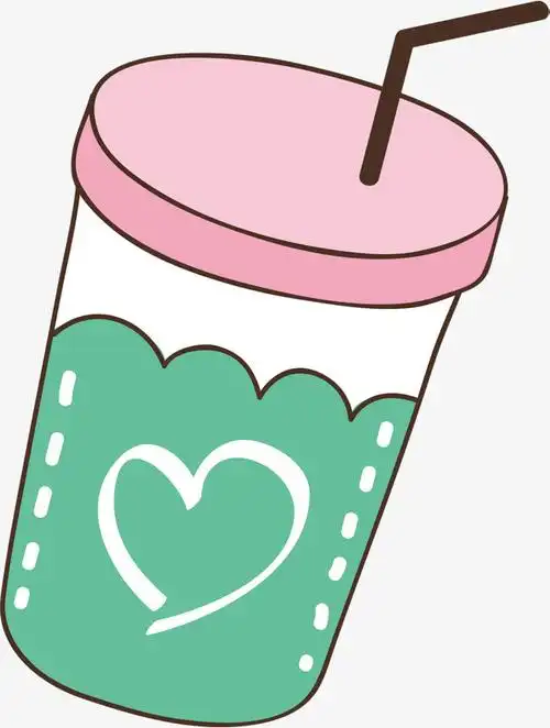卡通饮料矢量