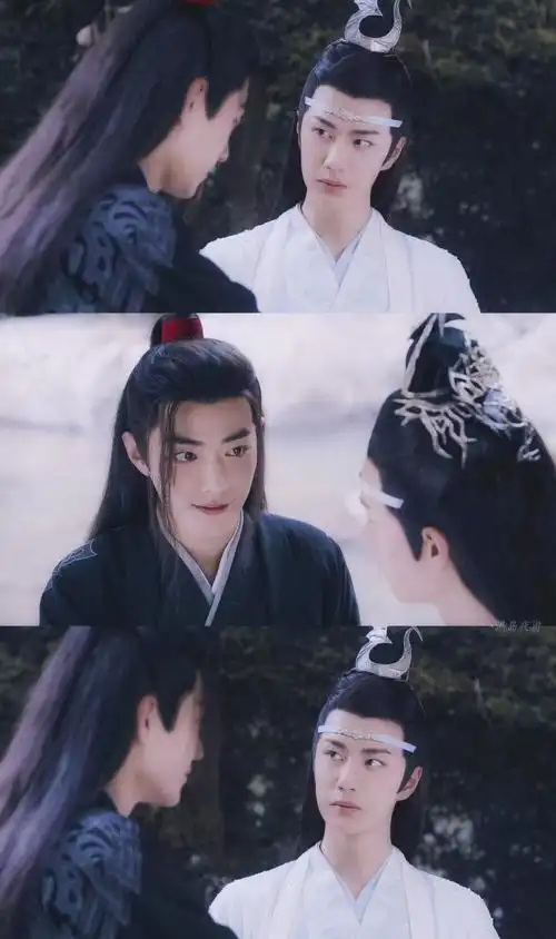 陈情令魏无羡蓝忘机王一博肖战壁纸拼接自制禁二改二传