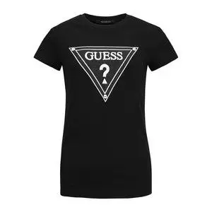 专柜正品 guess 女士倒三角logo短袖t恤 s码 yh2k8434k