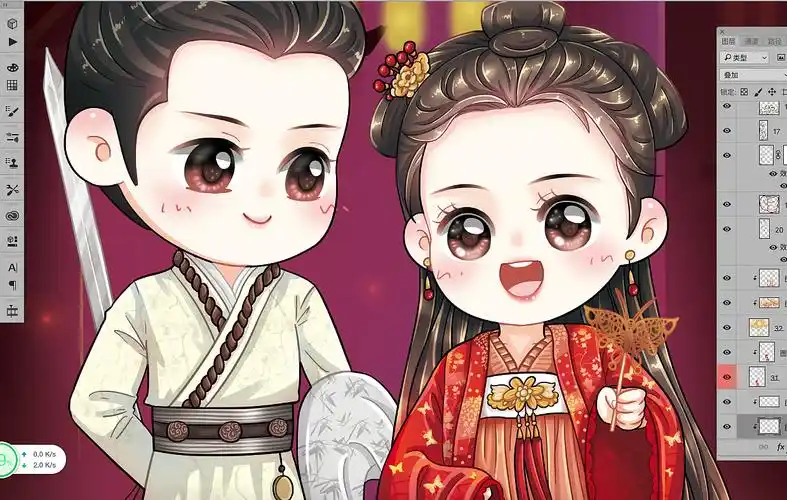 电视剧东宫q版卡通