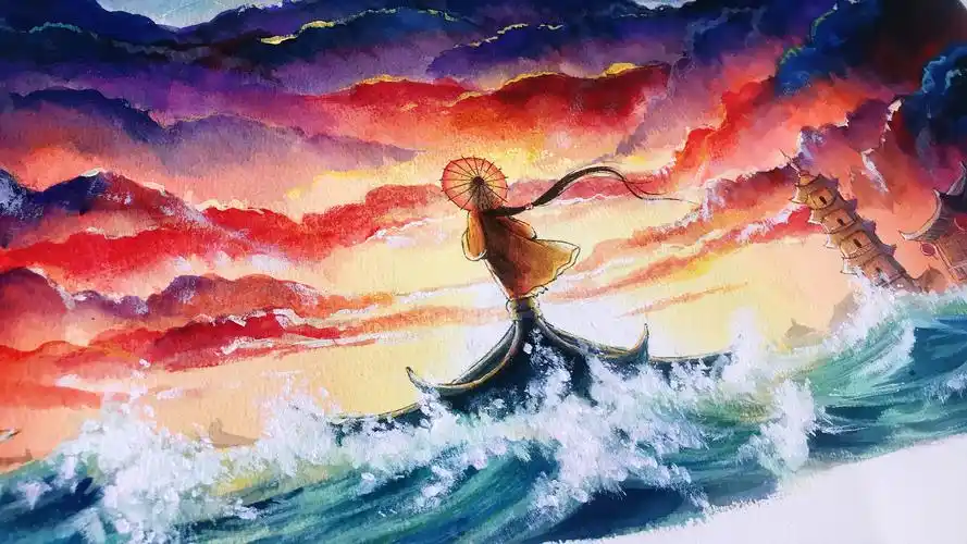 水漫金山|插画|商业插画|世良插画 - 原创作品 - 站酷 (zcool)