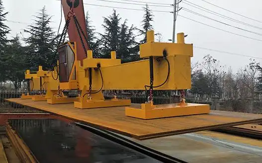 hm6钢板磁力吊具_吊运多张钢板吊具