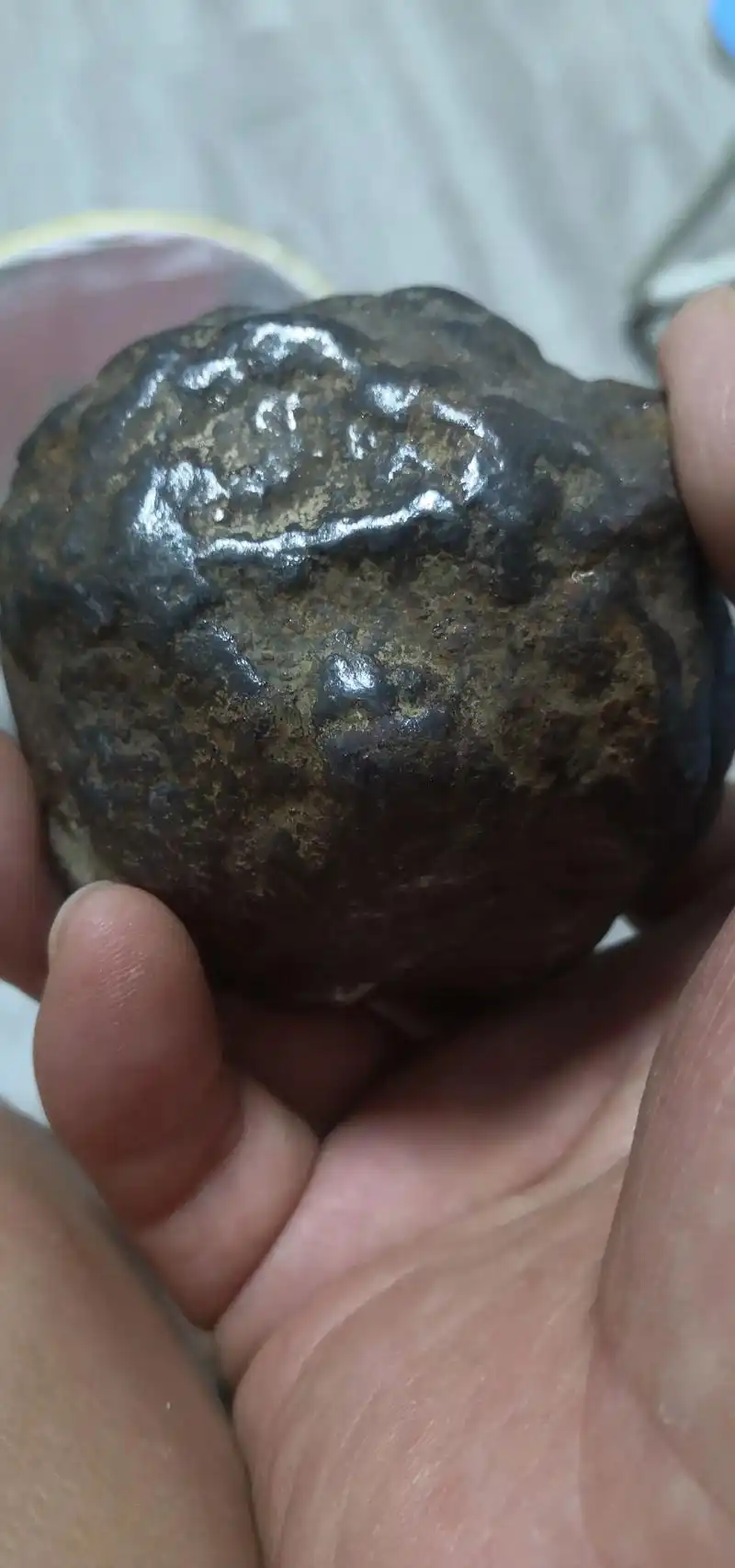 强磁,含镍,铁陨石原石图欣赏, - 抖音