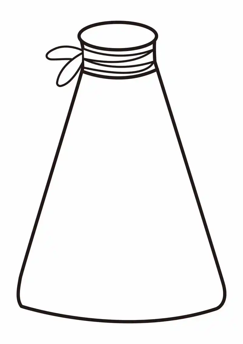 儿童画|瓶子简笔画可打印.瓶子里的春天-幼儿园瓶子简笔画可打 - 抖音