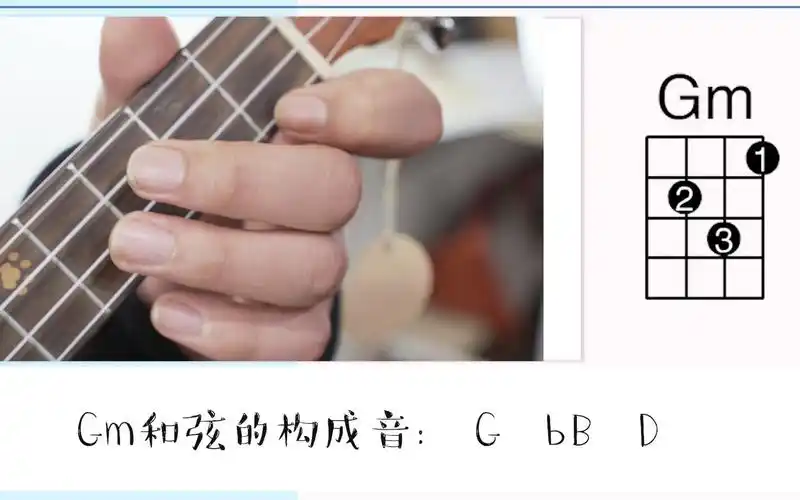 大嗓门尤克里里和弦知识点—"gm"和弦