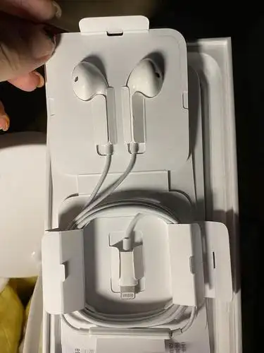 【闲置】全新的iphone11原装扁头耳机