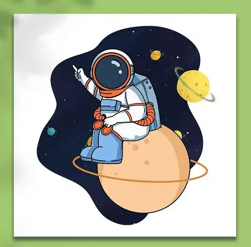 宇航员插画