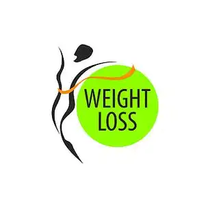 减肥徽标标志设计模式的饮食矢量图的图标