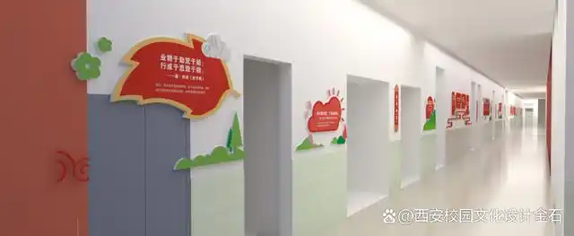 一个颇具艺术创意设计的校园文化长廊,会对学校整体文化氛围起到巨大