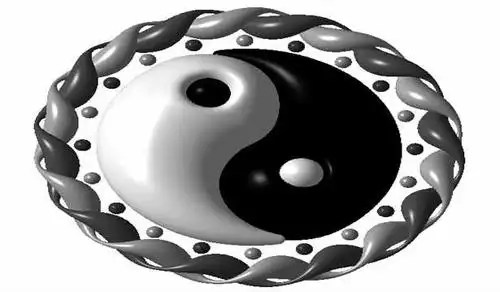 太极图是三维立体的,一般人体会不到