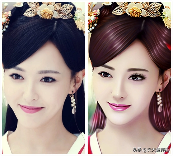 4,怎样手绘古代美人