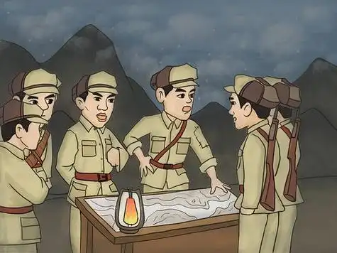 卡通手绘 人物 > 红军吹号角矢量图冲锋号免抠元素 举报作品