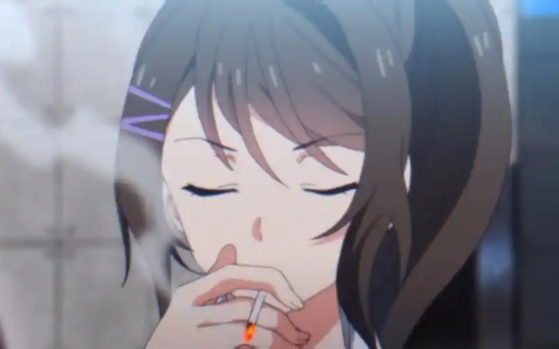 给大姐花式点烟