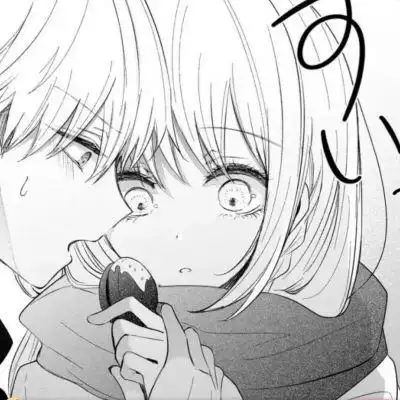 黑白动漫情侣头像