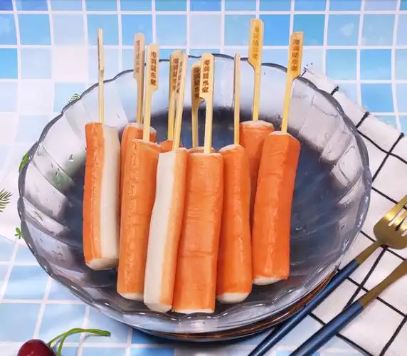 模拟蟹味棒380g10串海润鼎味泰关东煮食材 便利店水煮串香麻辣烫