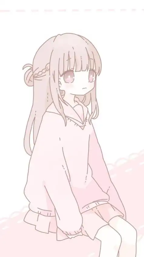 可爱少女心简笔画粉嫩少女心简笔画图片 小仙女简笔画图片女孩趴在