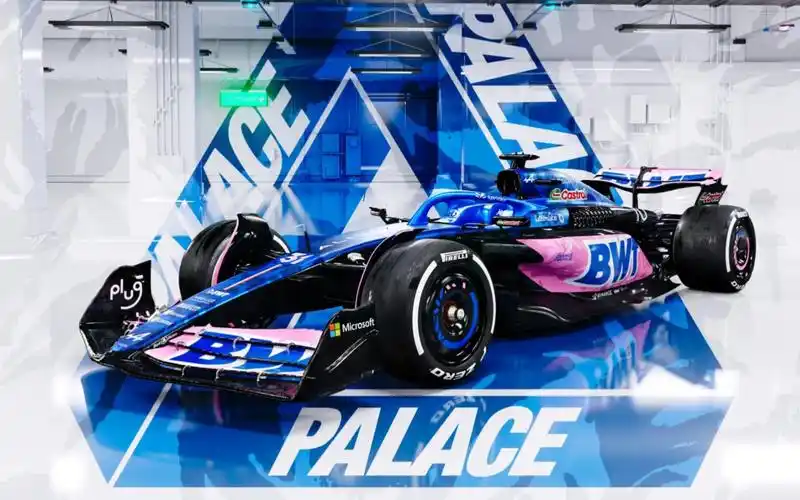 alpine车队发布拉斯维加斯大奖赛赛车涂装