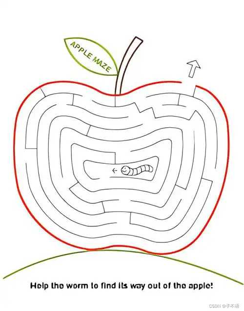 简单迷宫,可打印