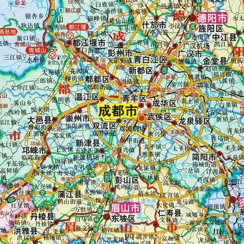 5米企业版四川省地图挂图1.5米x1.