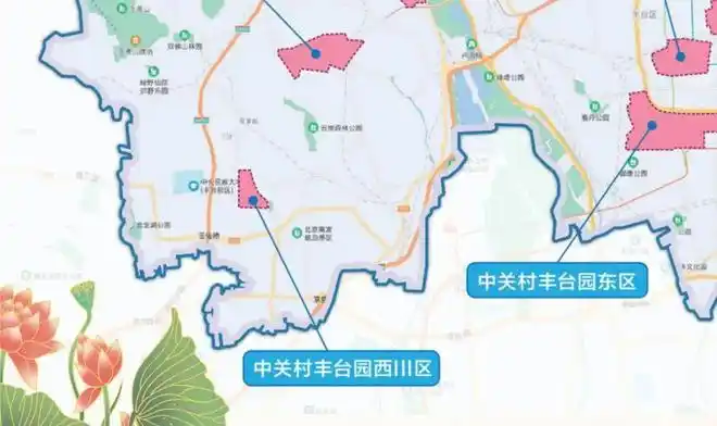 重磅中关村丰台园西Ⅲ区建设位置曝光