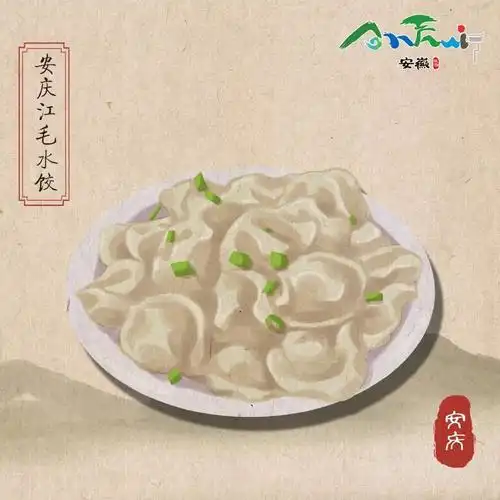 这样的手绘安徽美食,你见过么?