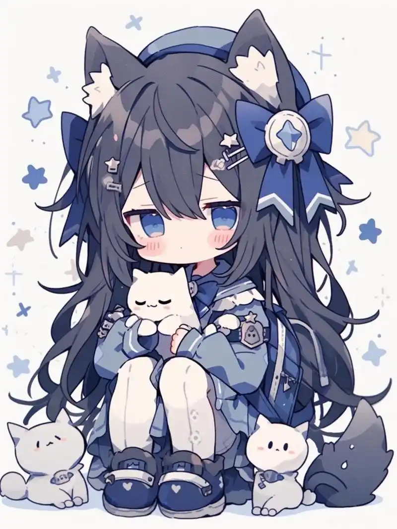 qq萌物 | 猫耳jk 软萌小猫来一只