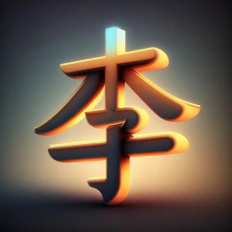 艺术字体设计·姓氏头像·李    姓氏头像