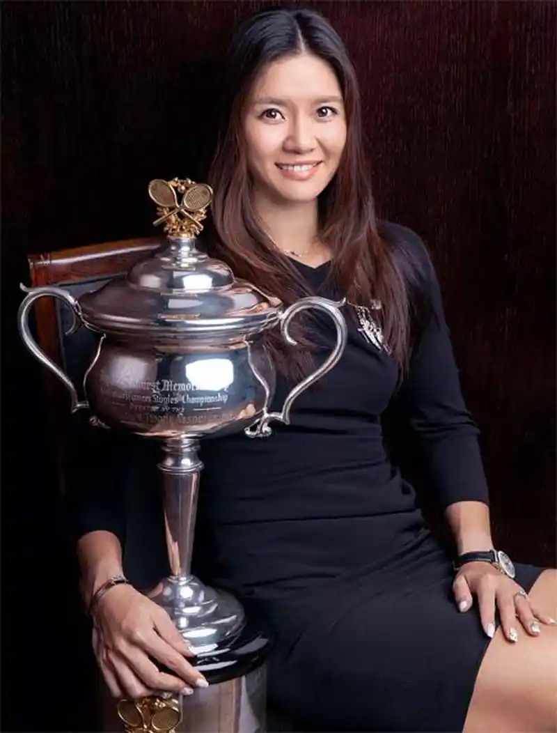 著名的中国女子网球运动员李娜