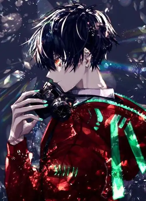 帅气的动漫男角色举手之间气势非凡