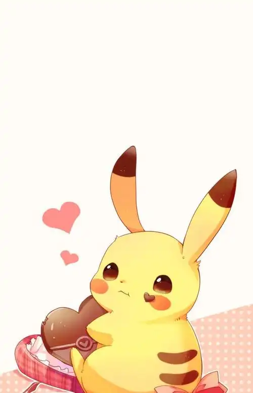 "皮卡丘"背景图:分分钟被它的小表情给萌化了,好想把它抱走!