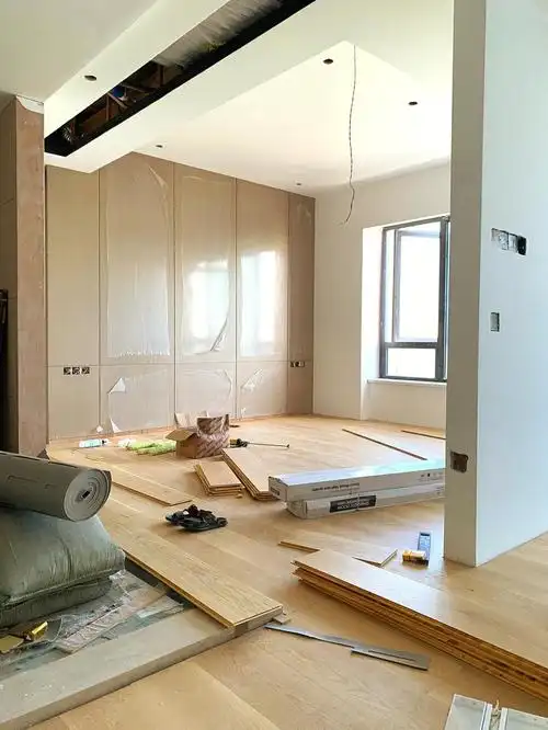 结果货期要近2个月,实在是等不了,只好选了4mm的#装修  #实木地板