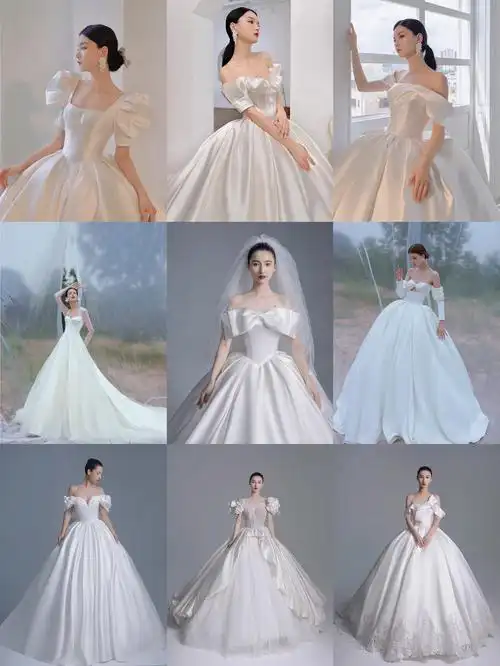 缎面婚纱丨主纱风格集锦不可能没有你的爱