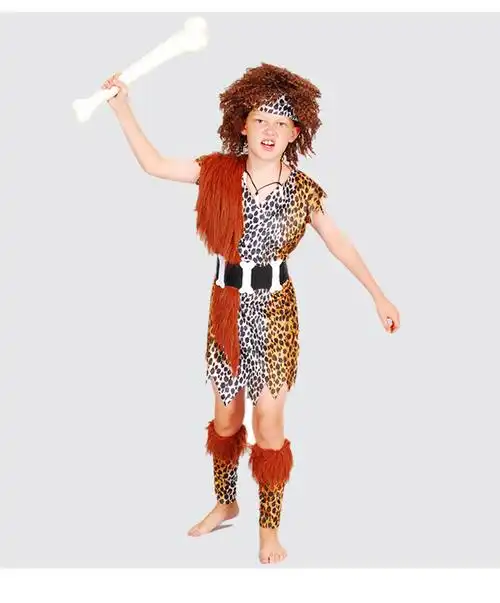 野人cosplay服装舞会演出原始人扮演服装印第安人原始人服装