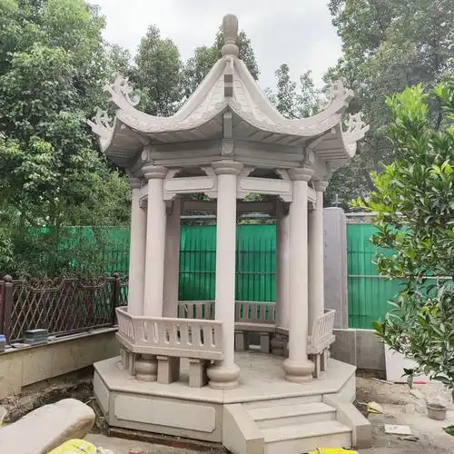 惠安厂家供应八角石亭公园广场景观凉亭