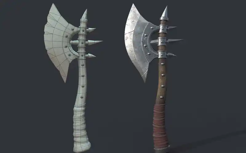 3dmax武器建模,从box开始到uv材质,游戏建模的规范流程