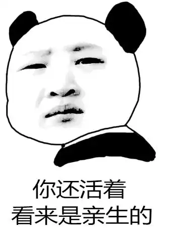 你还活着看来是亲生的表情包制作斗图表情