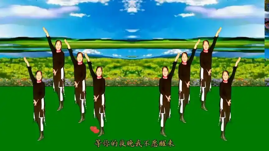 网红潇洒帅气8人队形水兵舞《画你》