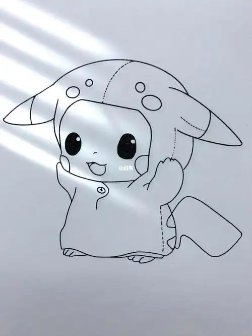 手抄报模板大全皮卡丘简笔画皮卡丘简笔画头像最萌表情包皮卡丘简笔画