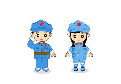 卡通小红军简笔画 第3页小红军战士简笔画小红军敬礼简笔画小红军战士