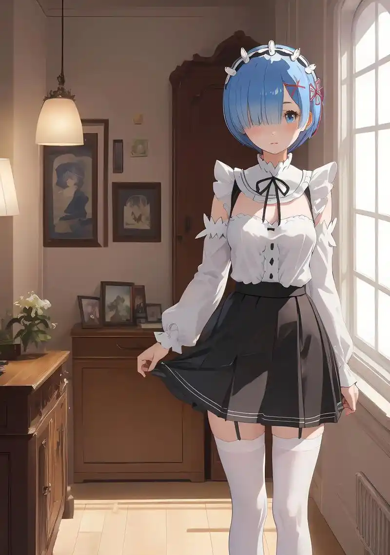 4k高清壁纸 蕾姆#ai绘图 #二次元 #动漫少女 #美图分 - 抖音